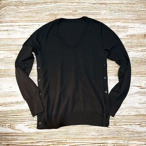 Brochu Walker Wool V-Neck Sweater Size Small